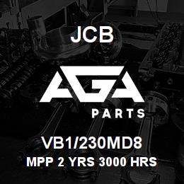 VB1/230MD8 JCB MPP 2 YRS 3000 HRS | AGA Parts