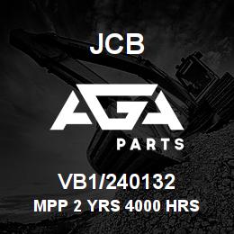 VB1/240132 JCB MPP 2 YRS 4000 HRS | AGA Parts