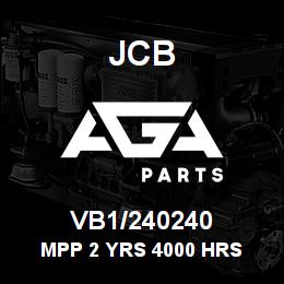 VB1/240240 JCB MPP 2 YRS 4000 HRS | AGA Parts