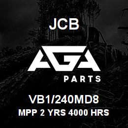 VB1/240MD8 JCB MPP 2 YRS 4000 HRS | AGA Parts