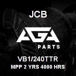 VB1/240TTR JCB MPP 2 YRS 4000 HRS | AGA Parts