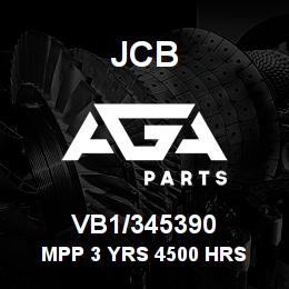 VB1/345390 JCB MPP 3 YRS 4500 HRS | AGA Parts