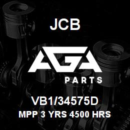 VB1/34575D JCB MPP 3 YRS 4500 HRS | AGA Parts