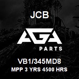 VB1/345MD8 JCB MPP 3 YRS 4500 HRS | AGA Parts