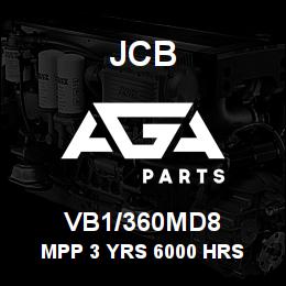 VB1/360MD8 JCB MPP 3 YRS 6000 HRS | AGA Parts