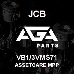 VB1/3VMS71 JCB ASSETCARE MPP | AGA Parts