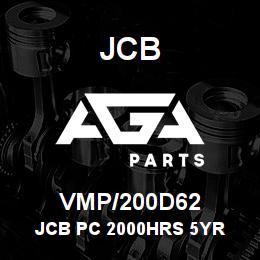 VMP/200D62 JCB JCB PC 2000HRS 5YR | AGA Parts