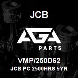 VMP/250D62 JCB JCB PC 2500HRS 5YR | AGA Parts