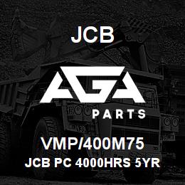 VMP/400M75 JCB JCB PC 4000HRS 5YR | AGA Parts
