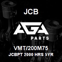 VMT/200M75 JCB JCBPT 2000 HRS 5YR | AGA Parts