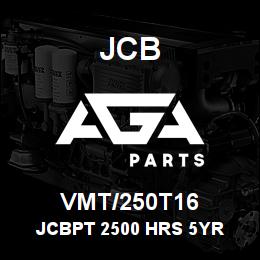 VMT/250T16 JCB JCBPT 2500 HRS 5YR | AGA Parts