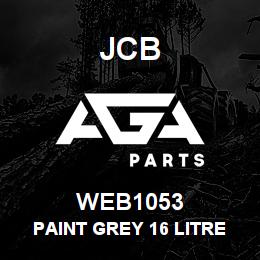 WEB1053 JCB Paint grey 16 litre | AGA Parts