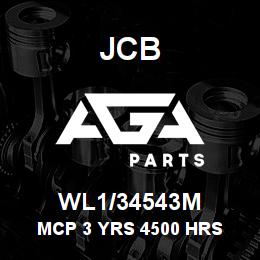 WL1/34543M JCB MCP 3 YRS 4500 HRS | AGA Parts