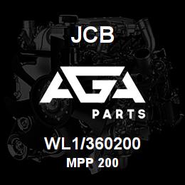 WL1/360200 JCB MPP 200 | AGA Parts