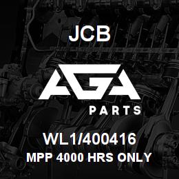 WL1/400416 JCB MPP 4000 HRS ONLY | AGA Parts
