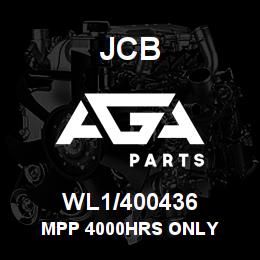 WL1/400436 JCB MPP 4000HRS ONLY | AGA Parts