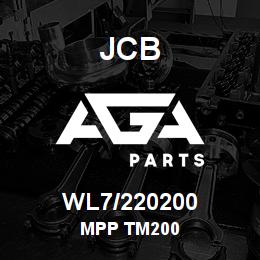 WL7/220200 JCB MPP TM200 | AGA Parts