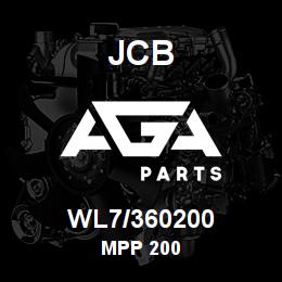 WL7/360200 JCB MPP 200 | AGA Parts