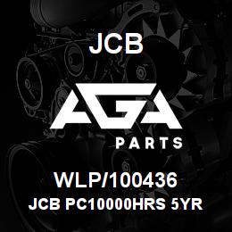 WLP/100436 JCB JCB PC10000HRS 5YR | AGA Parts