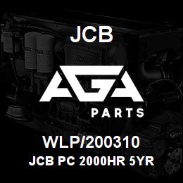 WLP/200310 JCB JCB PC 2000HR 5YR | AGA Parts