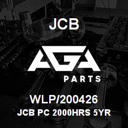 WLP/200426 JCB JCB PC 2000HRS 5YR | AGA Parts