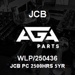 WLP/250436 JCB JCB PC 2500HRS 5YR | AGA Parts