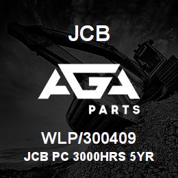 WLP/300409 JCB JCB PC 3000HRS 5YR | AGA Parts