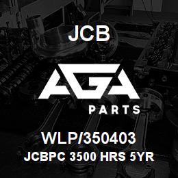 WLP/350403 JCB JCBPC 3500 HRS 5YR | AGA Parts