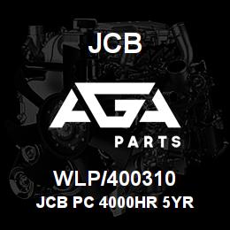 WLP/400310 JCB JCB PC 4000HR 5YR | AGA Parts