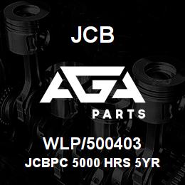 WLP/500403 JCB JCBPC 5000 HRS 5YR | AGA Parts