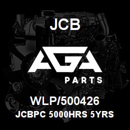 WLP/500426 JCB JCBPC 5000HRS 5YRS | AGA Parts