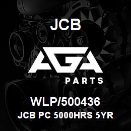 WLP/500436 JCB JCB PC 5000HRS 5YR | AGA Parts