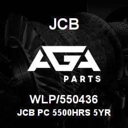 WLP/550436 JCB JCB PC 5500HRS 5YR | AGA Parts