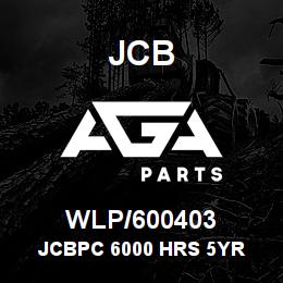 WLP/600403 JCB JCBPC 6000 HRS 5YR | AGA Parts