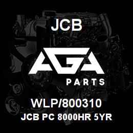 WLP/800310 JCB JCB PC 8000HR 5YR | AGA Parts