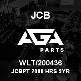WLT/200436 JCB JCBPT 2000 HRS 5YR | AGA Parts