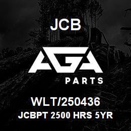 WLT/250436 JCB JCBPT 2500 HRS 5YR | AGA Parts
