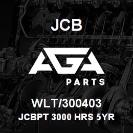 WLT/300403 JCB JCBPT 3000 HRS 5YR | AGA Parts