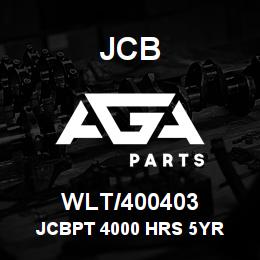 WLT/400403 JCB JCBPT 4000 HRS 5YR | AGA Parts