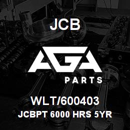 WLT/600403 JCB JCBPT 6000 HRS 5YR | AGA Parts