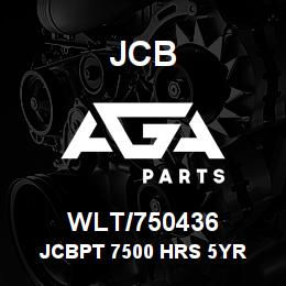 WLT/750436 JCB JCBPT 7500 HRS 5YR | AGA Parts