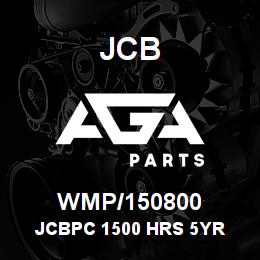WMP/150800 JCB JCBPC 1500 HRS 5YR | AGA Parts