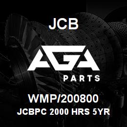 WMP/200800 JCB JCBPC 2000 HRS 5YR | AGA Parts