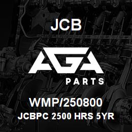 WMP/250800 JCB JCBPC 2500 HRS 5YR | AGA Parts