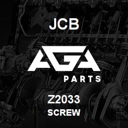Z2033 JCB SCREW | AGA Parts