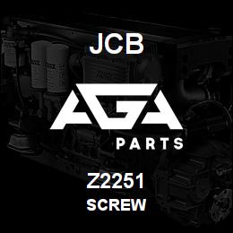 Z2251 JCB SCREW | AGA Parts