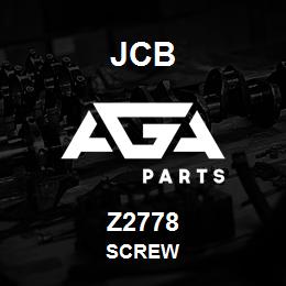 Z2778 JCB SCREW | AGA Parts