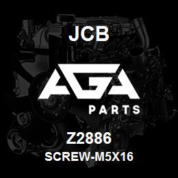 Z2886 JCB SCREW-M5X16 | AGA Parts