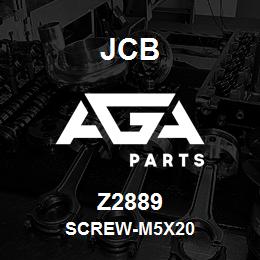 Z2889 JCB SCREW-M5X20 | AGA Parts