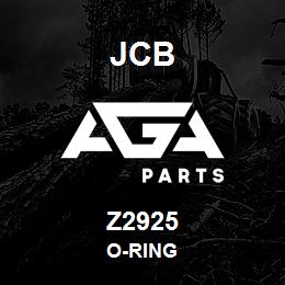 Z2925 JCB O-RING | AGA Parts